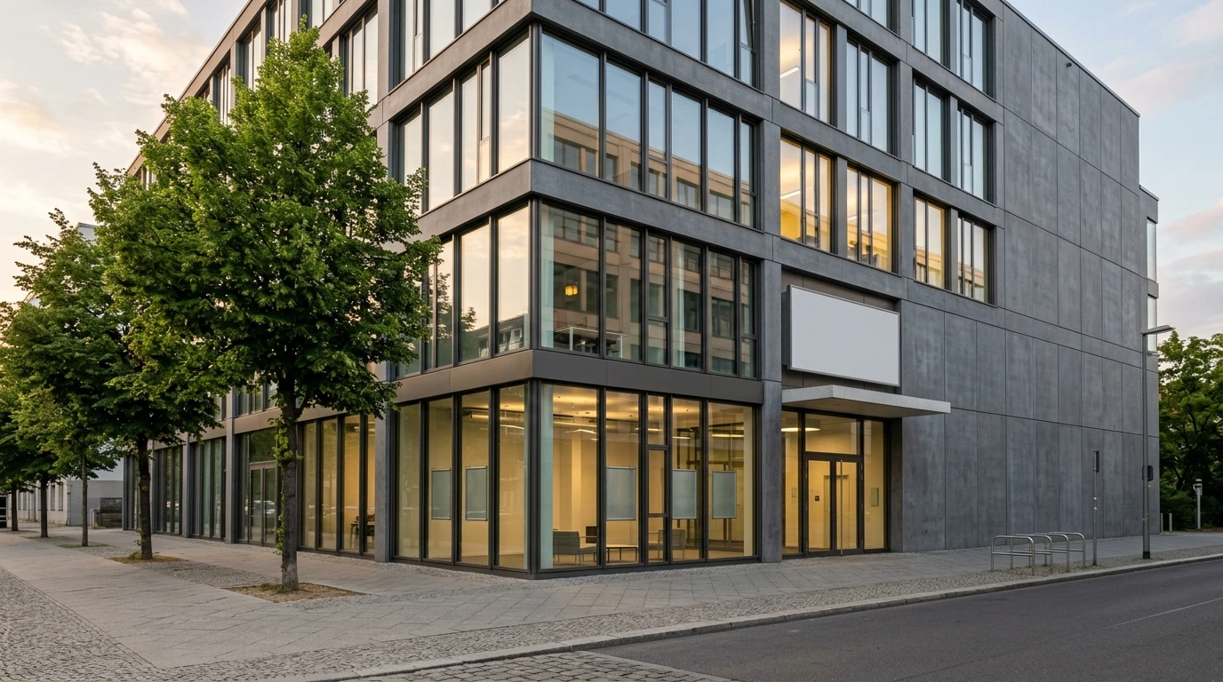 Bürofläche im Übergabezustand