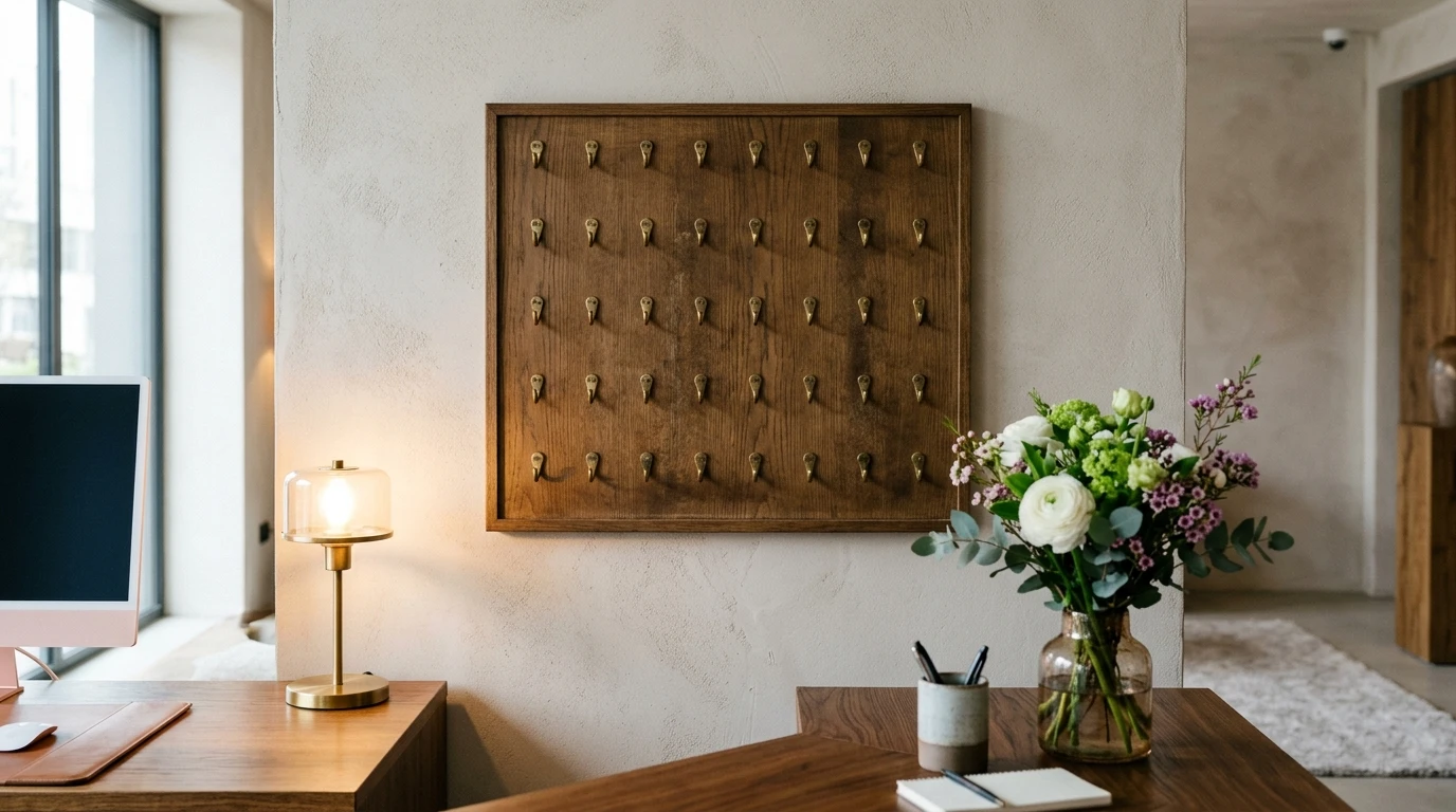 Schlüsselbrett an der Wand