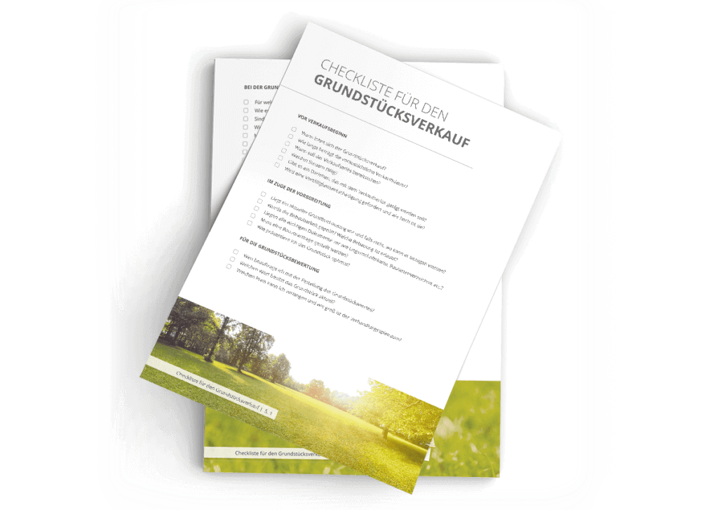 Checkliste zum Grundstücksverkauf
