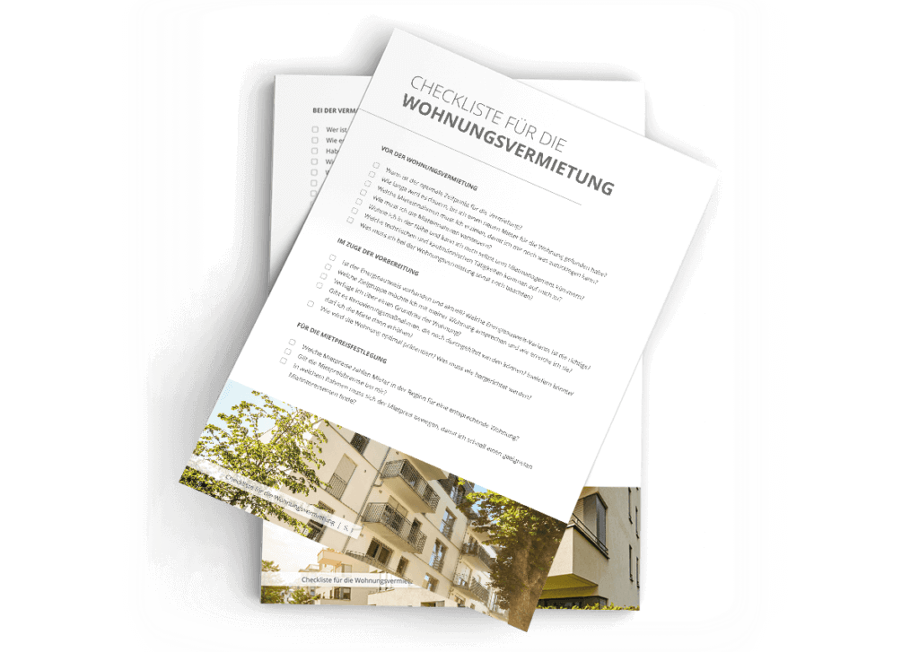 Checkliste zur Wohnungsvermietung