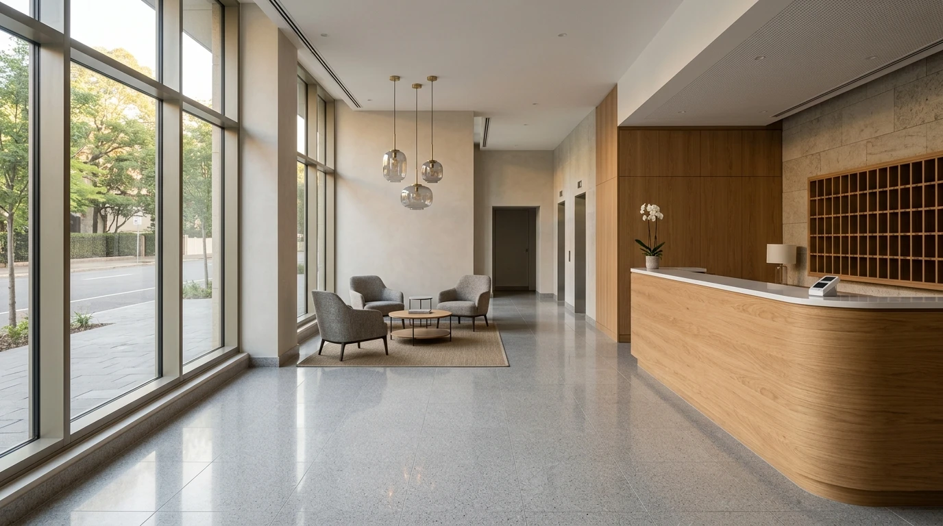 Hotelfoyer vor Übernahme