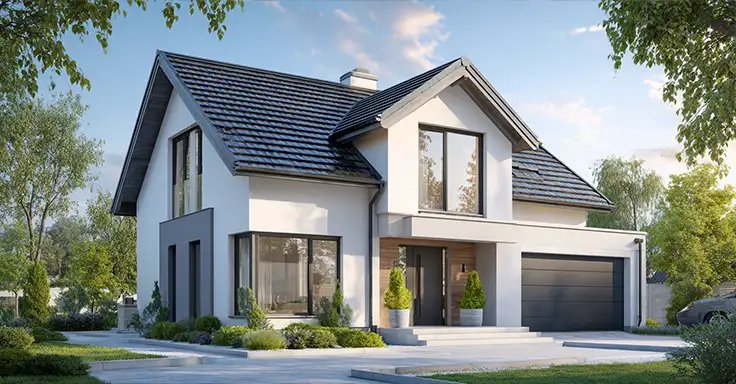 Einfamilienhaus mit Garten