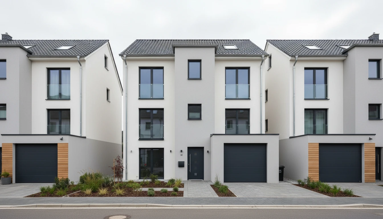 Modernes Reihenhaus mit Terrasse und Garage in Schlebusch